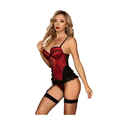 succubus corset top with thong