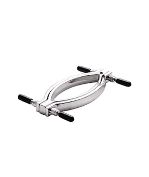 Adjustable Labia And Clit Clamp With Leash Chain — image 3 of 5