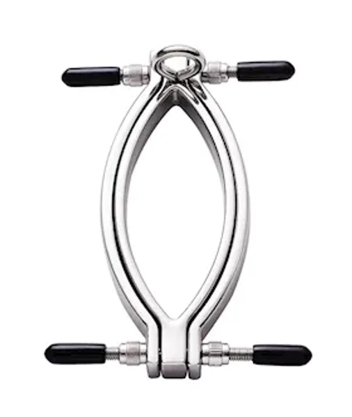Adjustable Labia And Clit Clamp With Leash Chain — image 2 of 5
