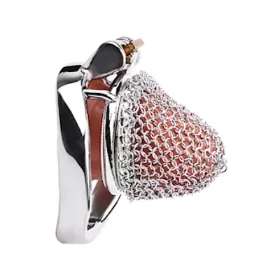 sir percival chainmail chastity cage