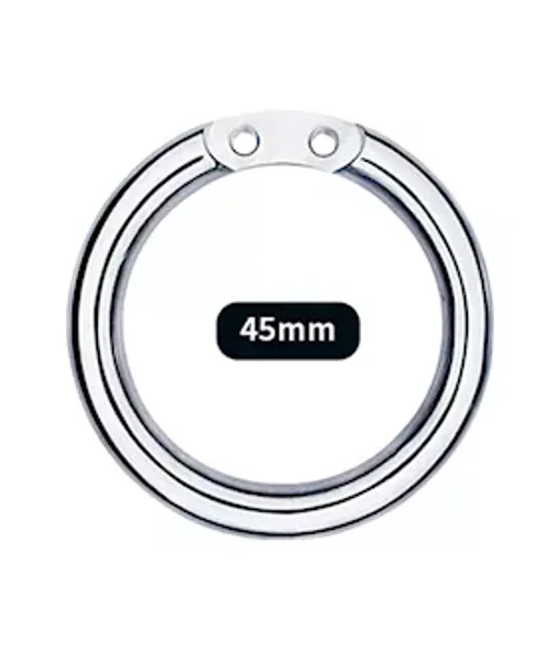 Teardrop Hex Locked Inverted Chastity Cage With Dildo Attachment — image 5 of 20