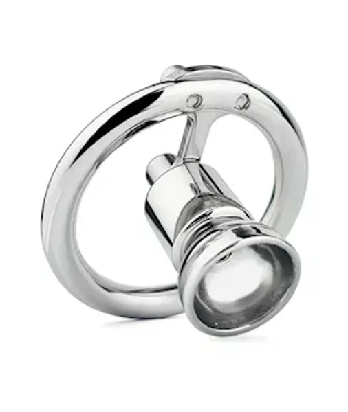 Minimal Hex Locked Inverted Chastity Cage — image 3 of 12