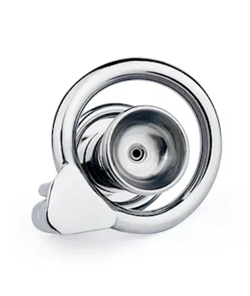 Button Hex Lock Inverted Chastity Cage With Dildo Attachment — image 3 of 4