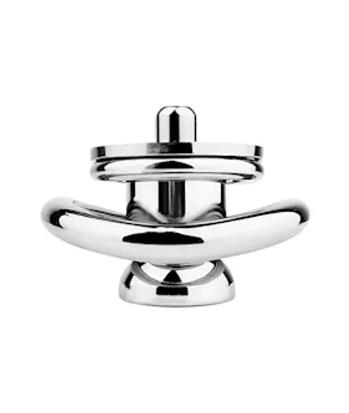 Button Hex Lock Inverted Chastity Cage — image 2 of 3