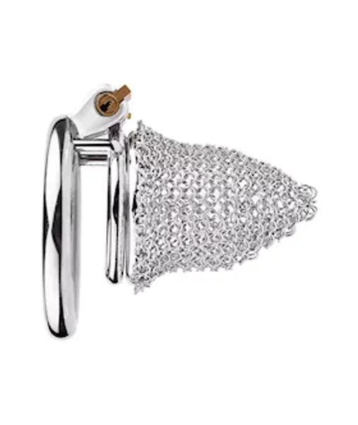Sir Galahad Chainmail Chastity Cage — image 2 of 9