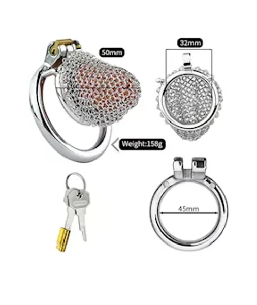 Sir Galahad Chainmail Chastity Cage — image 6 of 9