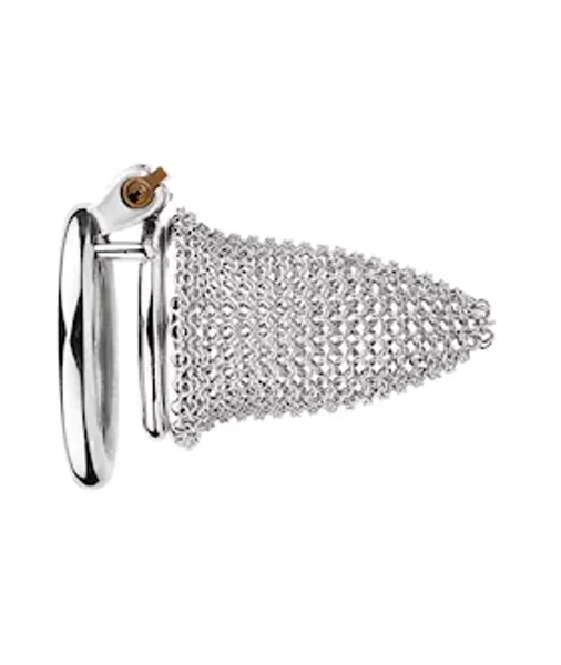 Sir Bedivere Chainmail Chastity Cage — image 2 of 9