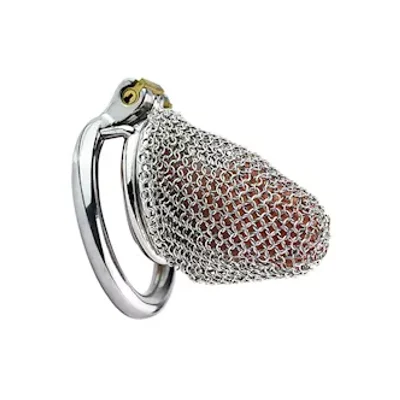 sir bedivere chainmail chastity cage