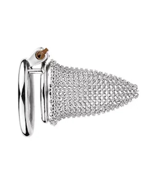 Sir Bedivere Chainmail Chastity Cage — image 8 of 9