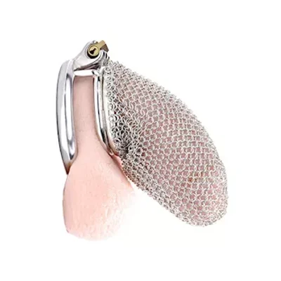 sir lancelot chainmail chastity cage