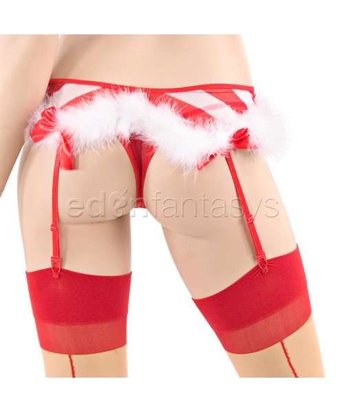 Candy cane bra set