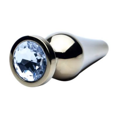 Precious Metals Smooth Gold Anal Plug Medium