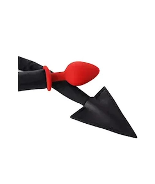 Smooth Devil Tail Butt Plug Whip — image 3 of 4