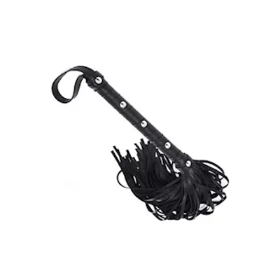 flogger with studded handle