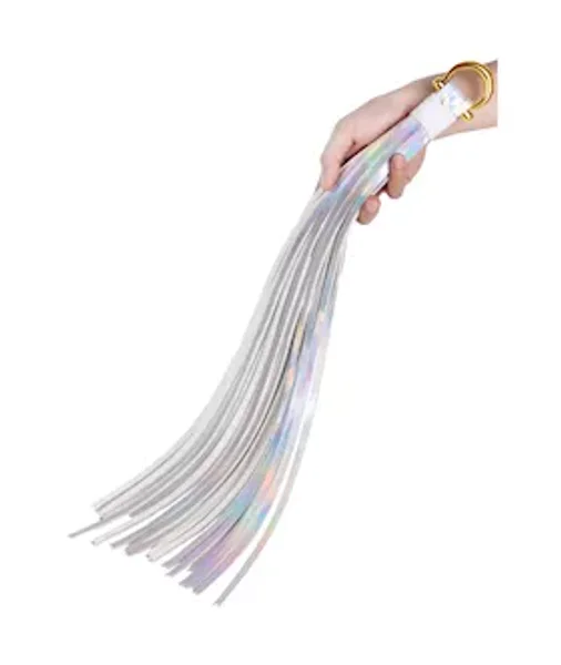 Draping Tassel Leather Flogger — image 2 of 10