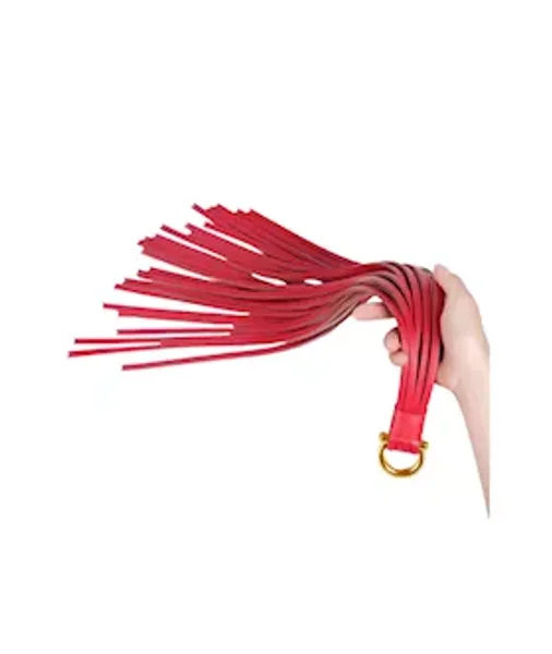 Draping Tassel Leather Flogger — image 6 of 10