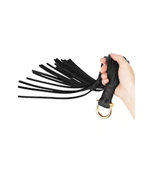 Draping Tassel Leather Flogger — image 8 of 10