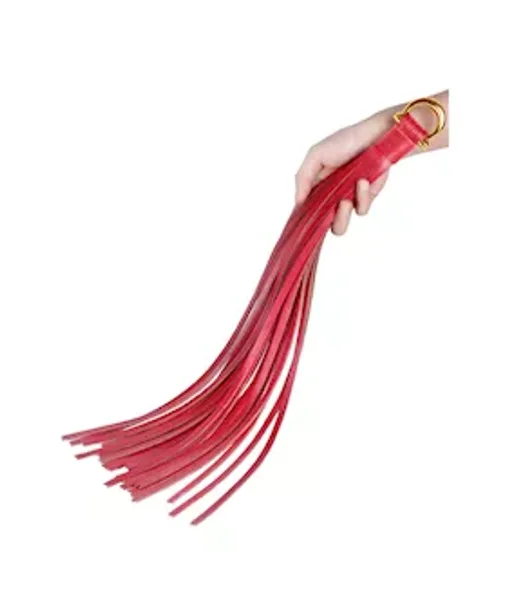 Draping Tassel Leather Flogger — image 5 of 10