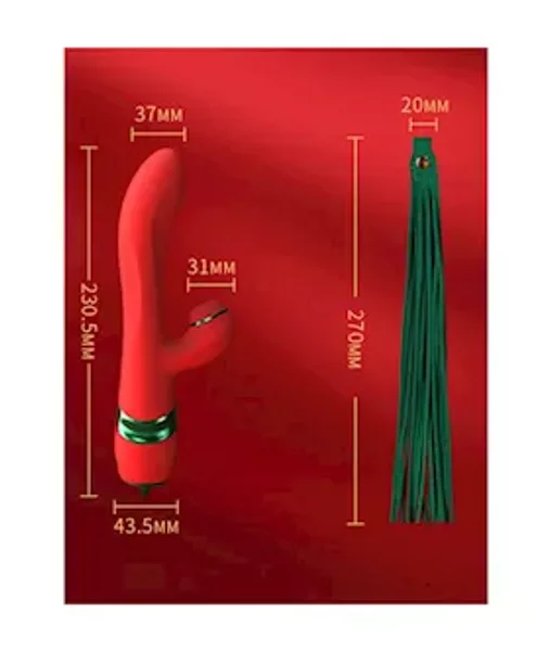 Sevanda Leather Whip Rabbit Vibrator — image 4 of 4