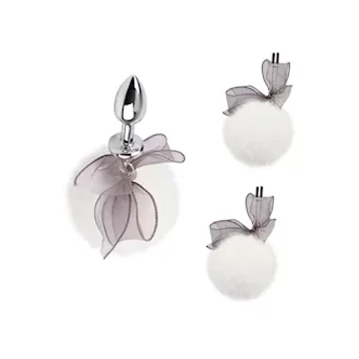 cutesy nipple clamps and anal plug