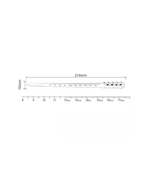 Smooth Stainless Steel Urethral Sounding Rod — image 4 of 4