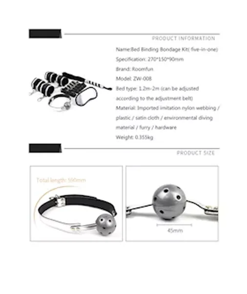 Bed Restraint Deluxe Bondage Set — image 12 of 12
