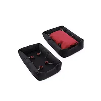 puppy kennel with cuffs