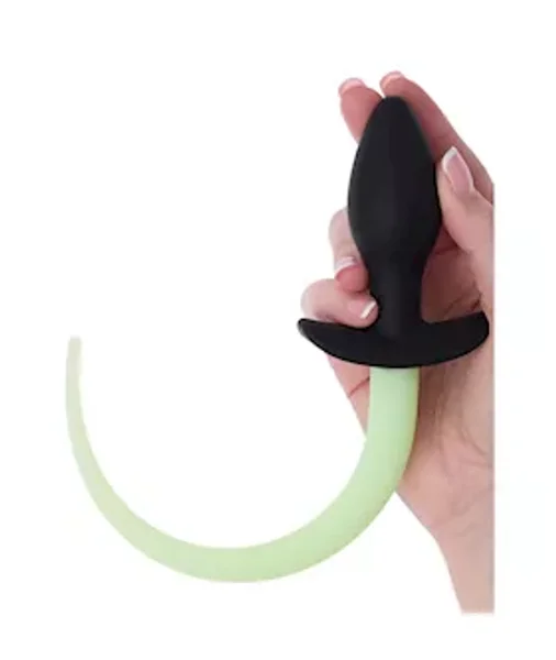 Glow In The Dark Dog Tail Butt Plug — image 5 of 5
