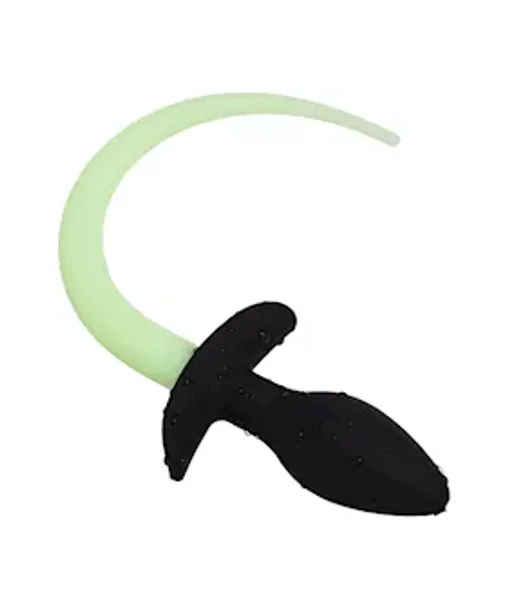 Glow In The Dark Dog Tail Butt Plug — image 4 of 5