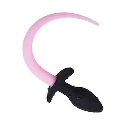 glow in the dark dog tail butt plug