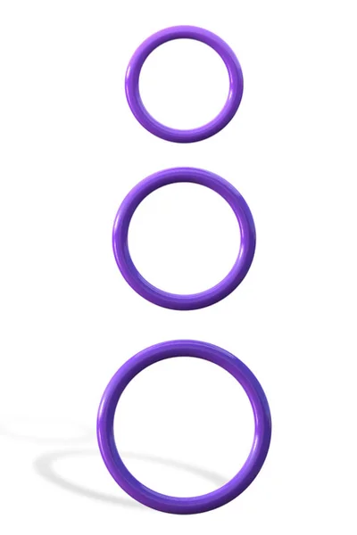 Pipedream Silicone Stamina Cock Rings (Set of 3) — image 7 of 9