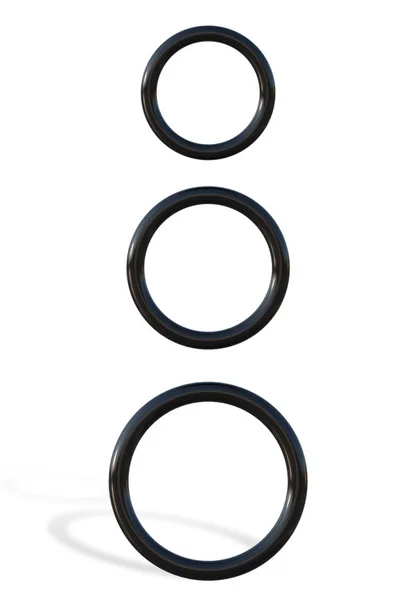 Pipedream Silicone Stamina Cock Rings (Set of 3) — image 9 of 9