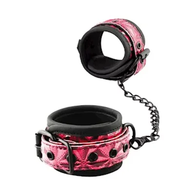 restrain me pyramind pattern ankle cuffs