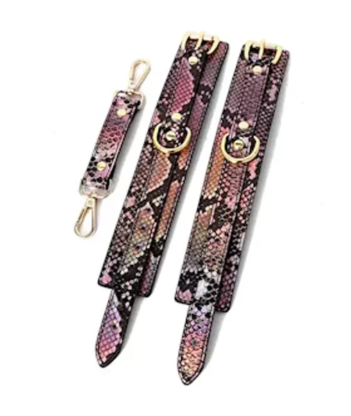 Share Satisfaction Snake-print Ankle Cuffs — image 2 of 2