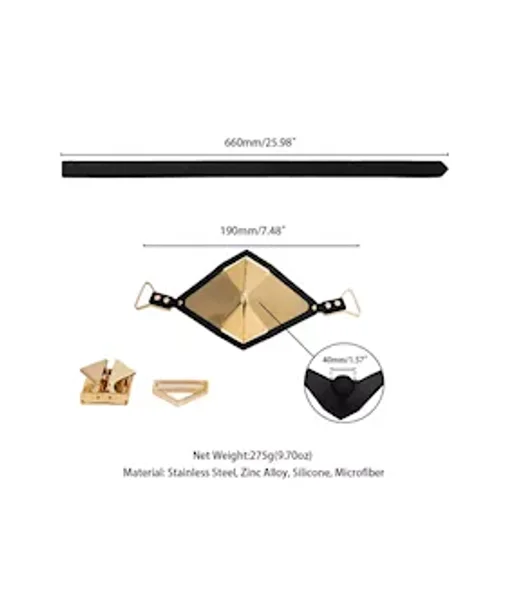 Lockink Golden Punker Muzzle Gag Set — image 10 of 10