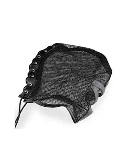 Lace-up Fishnet Hood — image 2 of 2