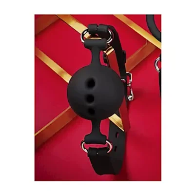 breathable silicone ball gag
