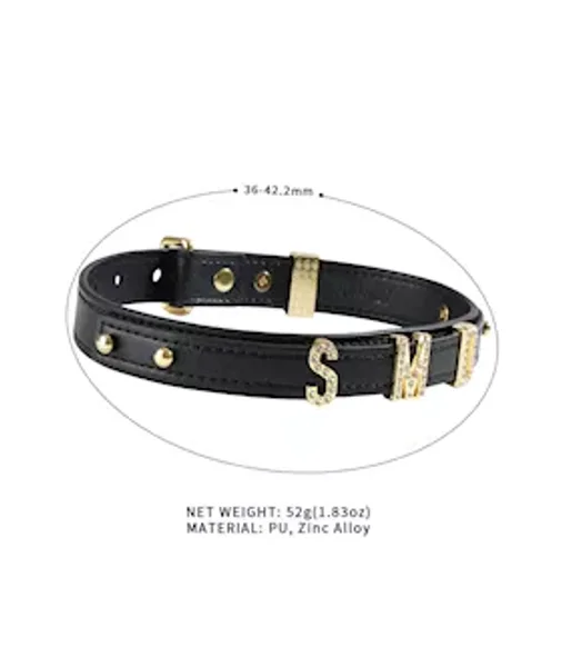 Sevanda Diy Alphabet Leather Collar — image 3 of 9