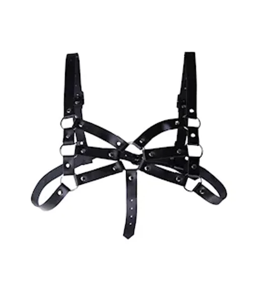 Faux Leather Full Body Harness — image 2 of 3