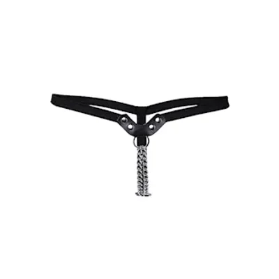 fetish collection chained down g string