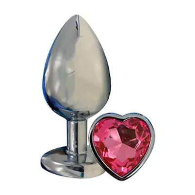 gleaming gem metal butt plug