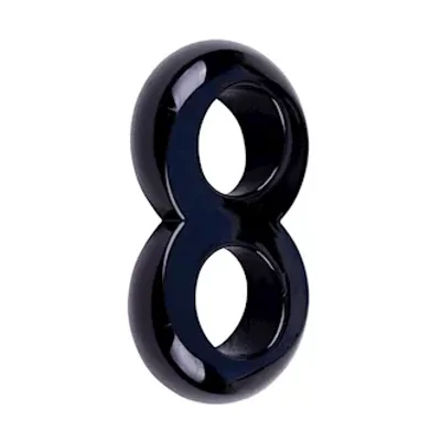 duo cock 8 ball ring