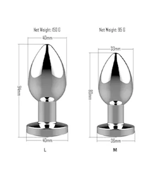 Silver Surfer Vibrating Anal Plug — image 3 of 3