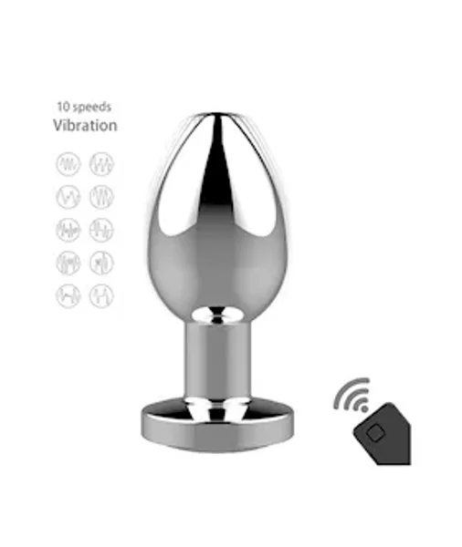 Silver Surfer Vibrating Anal Plug — image 2 of 3