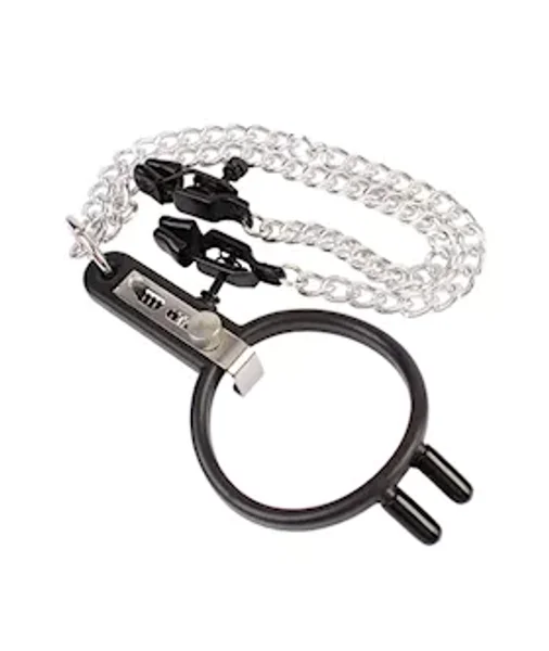 Humiliate Mouth Spreader With Nipple Clamp — image 2 of 3