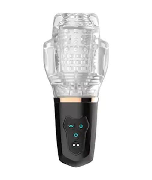 Crystal Glow Sucking And Vibrating Masturbator — image 2 of 3