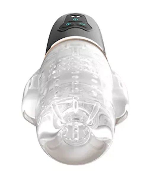 Crystal Glow Sucking And Vibrating Masturbator — image 3 of 3