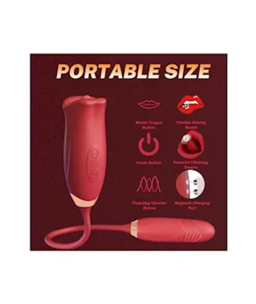 Luscious Lips Licking Vibrator With Thrusting Egg — image 2 of 5