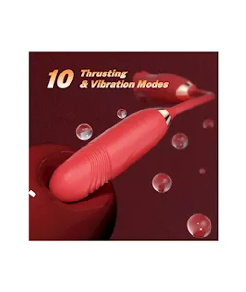 Luscious Lips Licking Vibrator With Thrusting Egg — image 3 of 5