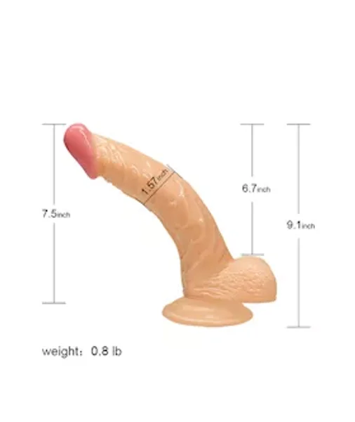 Fuerte Realistic Pvc Dildo — image 4 of 4